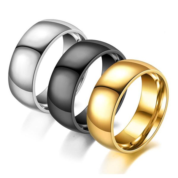 wedding rings european and american men titanium steel ring lovers wide face 8mm circular arc smooth for party, Slivery;golden
wedding rings european and american men titanium steel ring lovers wide face 8mm circular arc smooth for party, Slivery;golden