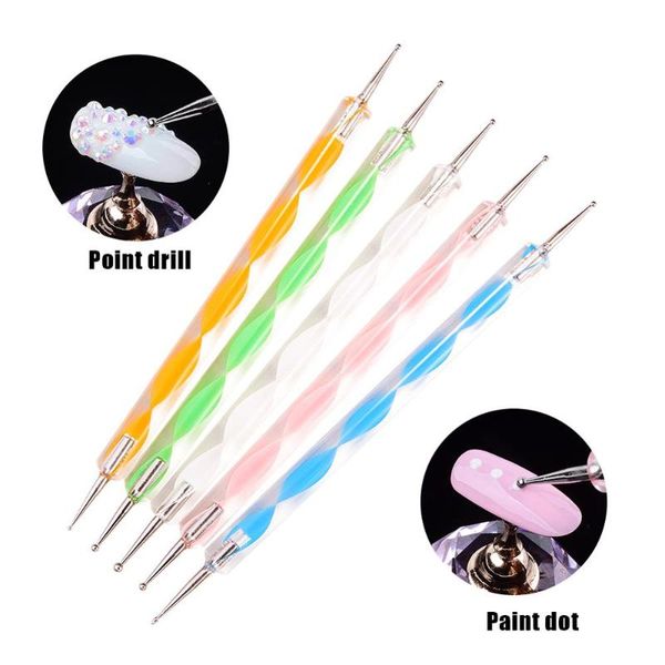 nail art kits manicure pens brushes 5 pcs/set spiral rod point needle double head pen painting drawing pencil polish
nail art kits manicure pens brushes 5 pcs/set spiral rod point needle double head pen painting drawing pencil polish