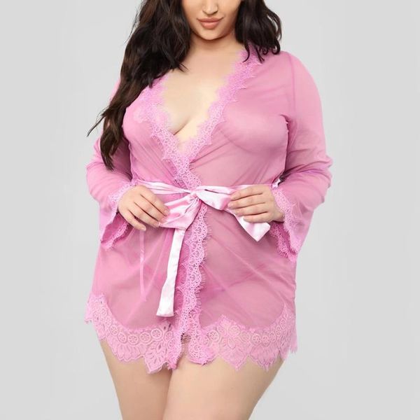 bras sets women v-neck lace fashion lingerie underwear bathrobe mesh robe with thong + belt woman clothing womens 2021, Red;black
bras sets women v-neck lace fashion lingerie underwear bathrobe mesh robe with thong + belt woman clothing womens 2021, Red;black