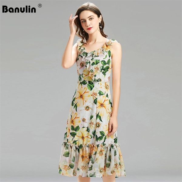 banulin summer fashion runway bodycon tank dress women v-neck sleeveless flower print ruffles mermaid party 210603, Black;gray
banulin summer fashion runway bodycon tank dress women v-neck sleeveless flower print ruffles mermaid party 210603, Black;gray