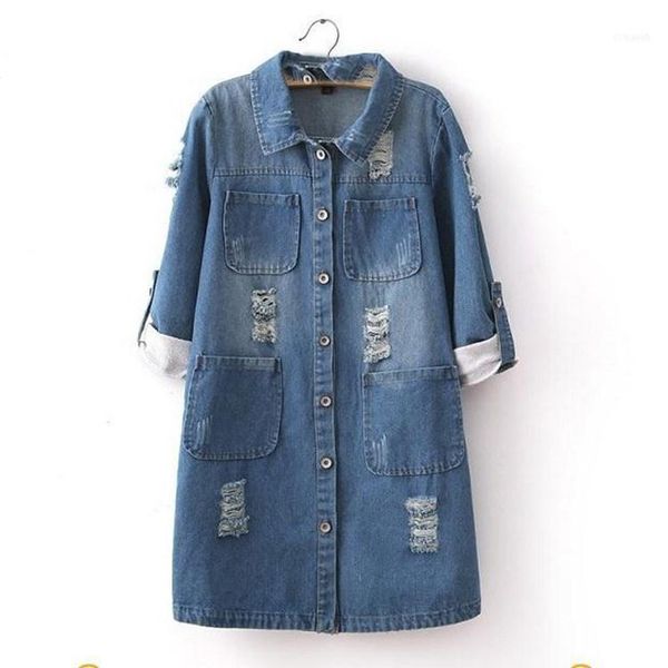 fashion autumn women roll up jeans jacket casual outerwear ripped long sleeve denim jacket1, Black;brown
fashion autumn women roll up jeans jacket casual outerwear ripped long sleeve denim jacket1, Black;brown