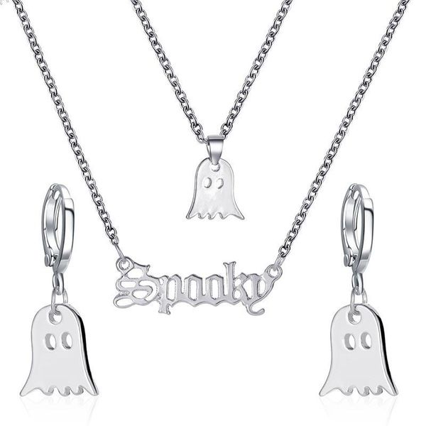 pendant necklaces potcet korea 2021 fashion trend women's double letter small ghost necrostat geometric retro jewelry, Silver
pendant necklaces potcet korea 2021 fashion trend women's double letter small ghost necrostat geometric retro jewelry, Silver
