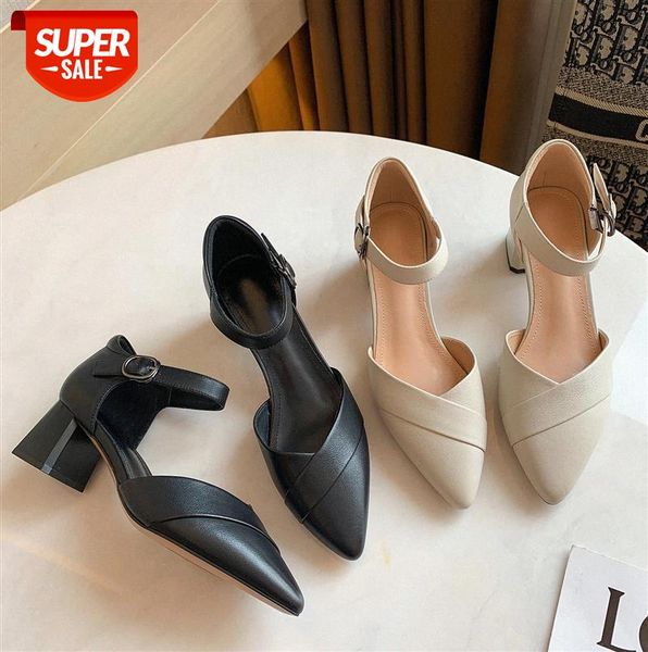 sandals women's head layer cowhide mid-high-heeled thick-heeled baotou breathable women #uh2c, Black
sandals women's head layer cowhide mid-high-heeled thick-heeled baotou breathable women #uh2c, Black