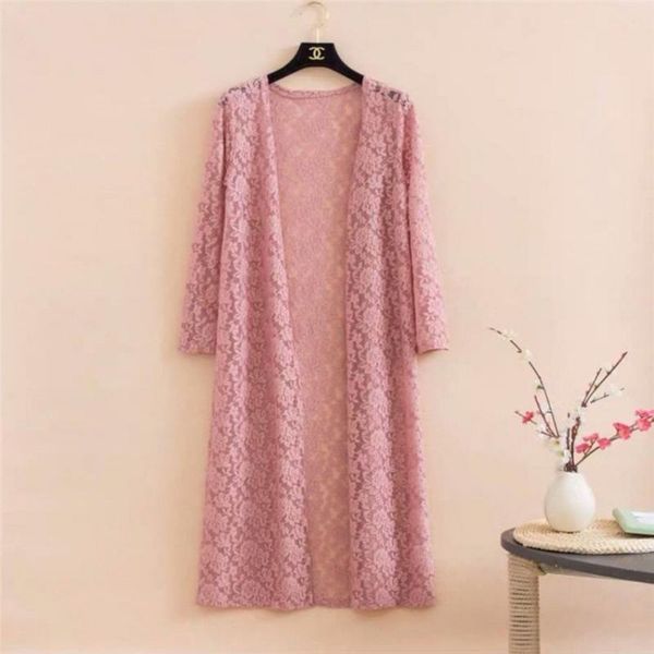 women's jackets 2021 fashion summer women long lace cardigan blouses thin blousas sun protection coat clothings lady beach shirts big s, Black;brown
women's jackets 2021 fashion summer women long lace cardigan blouses thin blousas sun protection coat clothings lady beach shirts big s, Black;brown