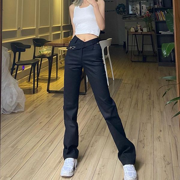 women's pants & capris fafa homemade cross ribbon design personalized straight black thin summer sunscreen, Black;white
women's pants & capris fafa homemade cross ribbon design personalized straight black thin summer sunscreen, Black;white