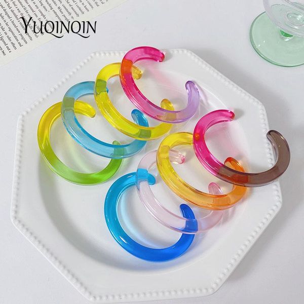 bangle colorful transparent desinger charms bracelets for women large resin open bangles girl acrylic fashion jewelry, Black
bangle colorful transparent desinger charms bracelets for women large resin open bangles girl acrylic fashion jewelry, Black