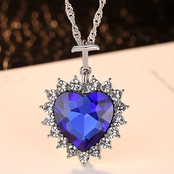 pendant necklaces delicate purple cz heart-shaped necklace elegant women's wedding party jewelry fashion romantic valentine's day, Silver
pendant necklaces delicate purple cz heart-shaped necklace elegant women's wedding party jewelry fashion romantic valentine's day, Silver