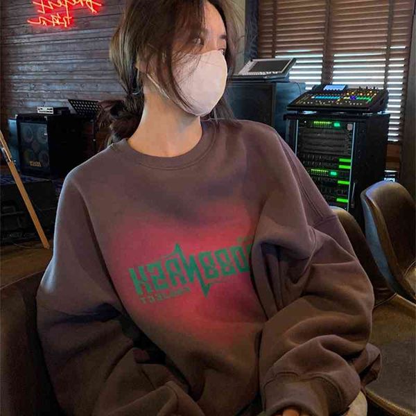 lil cher grey sweater womens autumn winter thickened plush korean version oversize loose lazy wind pullover top, Black
lil cher grey sweater womens autumn winter thickened plush korean version oversize loose lazy wind pullover top, Black