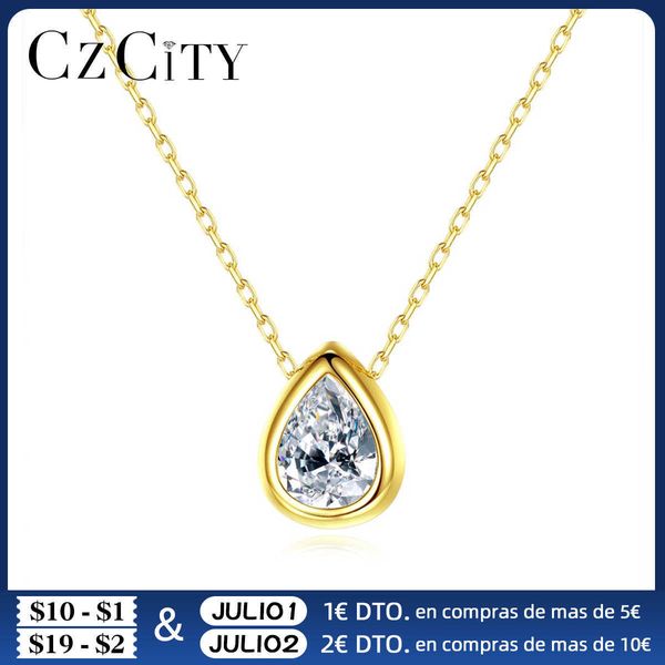 designer necklace simple teardrop-shaped pendant 925 sterling silver s jewelry girls daily life 18k gold colour fine sn-467
designer necklace simple teardrop-shaped pendant 925 sterling silver s jewelry girls daily life 18k gold colour fine sn-467
