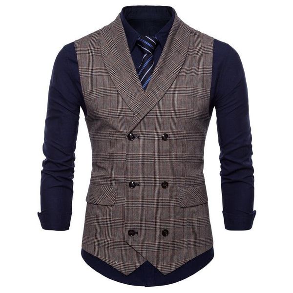 men's vests men vest ready to wear coffee wedding prom waistcoat casual full collar 2 pockets 6 buttons, Black;white
men's vests men vest ready to wear coffee wedding prom waistcoat casual full collar 2 pockets 6 buttons, Black;white
