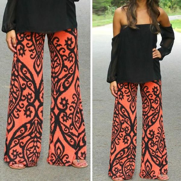 women's pants & capris style fashion women indie folk long wide leg loose elastic waist print trousers summer beach casual, Black;white
women's pants & capris style fashion women indie folk long wide leg loose elastic waist print trousers summer beach casual, Black;white