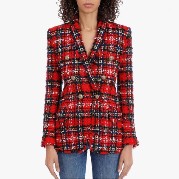 women's wool & blends s- autumn and winter color woolen plaid fabric green fruit collar slim double breasted long sleeve jack, Black
women's wool & blends s- autumn and winter color woolen plaid fabric green fruit collar slim double breasted long sleeve jack, Black