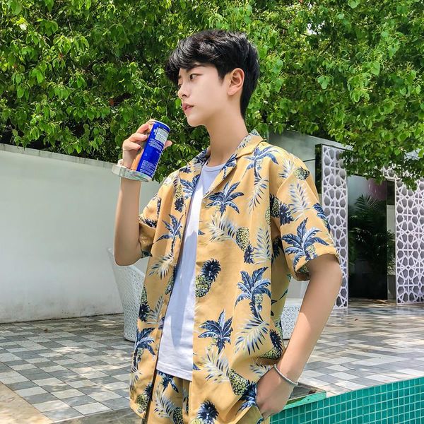 men's tracksuits beach travel summer cool short sleeve printed shirt shorts set/cs886 shirt/shorts, Gray
men's tracksuits beach travel summer cool short sleeve printed shirt shorts set/cs886 shirt/shorts, Gray