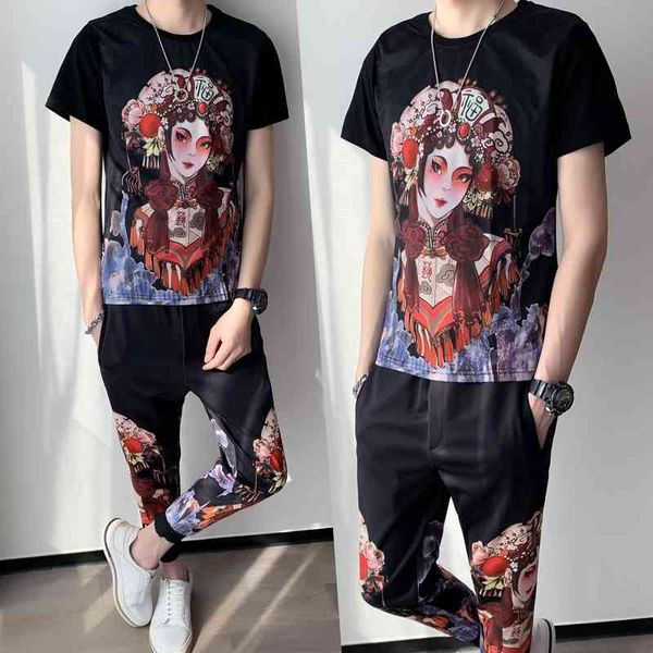 chinese style men tracksuits casual men clothes short sleeve tshirt pants 2 piece set men's streetwear jogger sports suit -5xl 210527, Gray
chinese style men tracksuits casual men clothes short sleeve tshirt pants 2 piece set men's streetwear jogger sports suit -5xl 210527, Gray