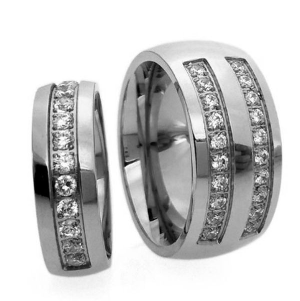 wedding rings classic couple engagement ring anniversary gift fashion, Slivery;golden
wedding rings classic couple engagement ring anniversary gift fashion, Slivery;golden