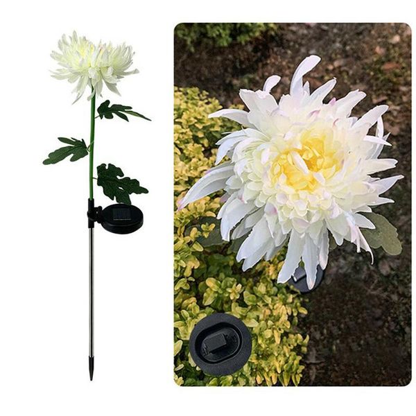 2pcs led solar power light chrysanthemum flower shape outdoor garden lawn path lamp courtyard ornament interior&external lights
2pcs led solar power light chrysanthemum flower shape outdoor garden lawn path lamp courtyard ornament interior&external lights
