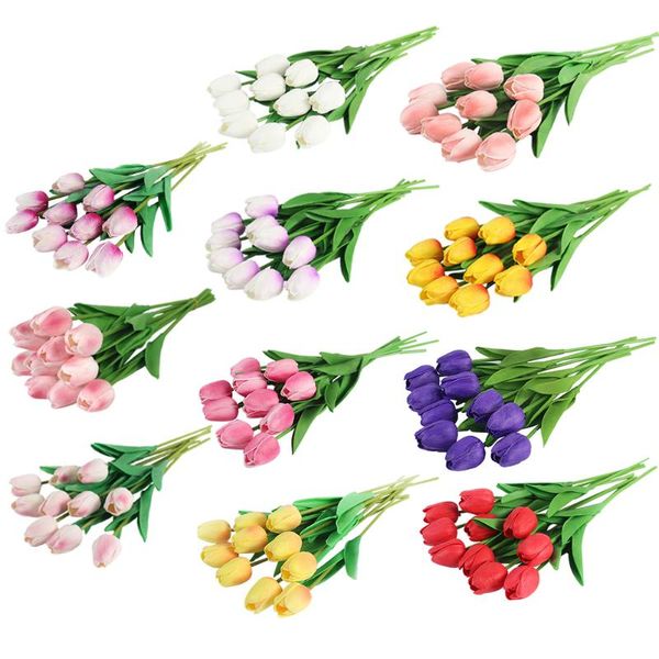 decorative flowers & wreaths tulip artificial flower real touch bouquet fake for wedding decoration home garen decor
decorative flowers & wreaths tulip artificial flower real touch bouquet fake for wedding decoration home garen decor