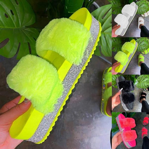 slippers 2021 summer women sandals fashion furry rhinestones outdoor beach thick bottom open-toe shoes femmes sandales, Black
slippers 2021 summer women sandals fashion furry rhinestones outdoor beach thick bottom open-toe shoes femmes sandales, Black