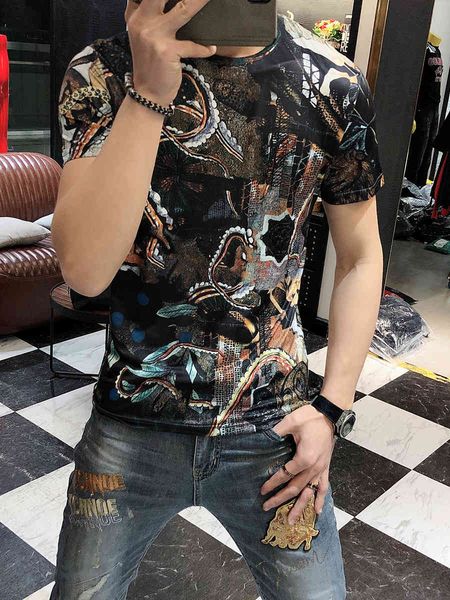 tee 2021 will see neck short sleeve impression of the men fashion shirt homme lux paisley tshirt for man, White;black
tee 2021 will see neck short sleeve impression of the men fashion shirt homme lux paisley tshirt for man, White;black