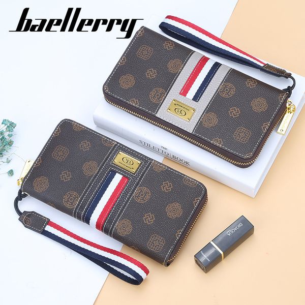 baellerry women's wallet korean version large capacity medium and long multifunctional zipper handbag, Red;black
baellerry women's wallet korean version large capacity medium and long multifunctional zipper handbag, Red;black