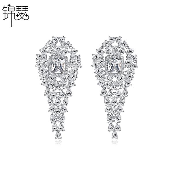 jewelry charm stud fish lefeiquan earrings fashion aaa zircon popular, Golden 
jewelry charm stud fish lefeiquan earrings fashion aaa zircon popular, Golden