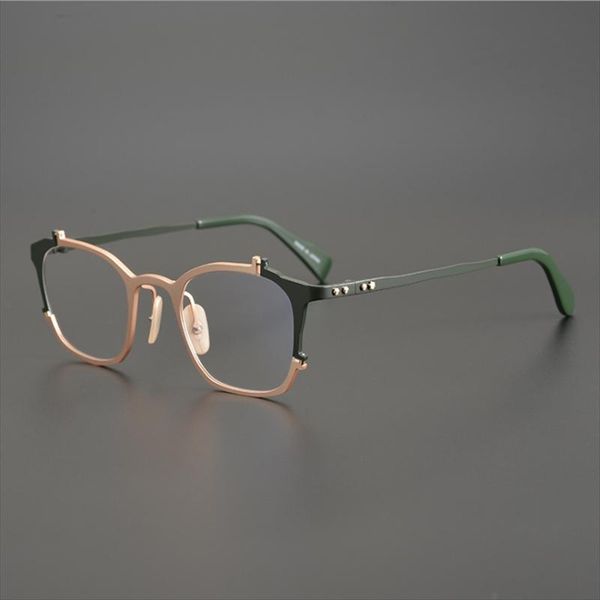 fashion sunglasses frames pure titanium handmade eyeglasses men vintage optical eyewear clear lens prescription myopia glasses w, Black
fashion sunglasses frames pure titanium handmade eyeglasses men vintage optical eyewear clear lens prescription myopia glasses w, Black