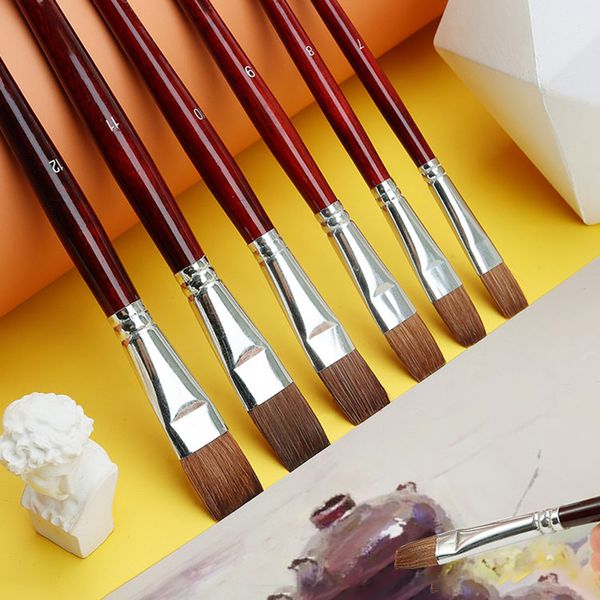 6pcs artist oil painting brushes Set level head weasel hair Water Paint brush Acrylics Drawing Art Supplies Painting dedicated, Default color
6pcs artist oil painting brushes Set level head weasel hair Water Paint brush Acrylics Drawing Art Supplies Painting dedicated, Default color