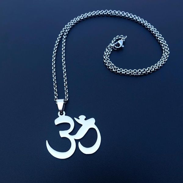 pendant necklaces om yoga stainless steel necklace with 50cm o-chain fashion jewelry gift, Silver
pendant necklaces om yoga stainless steel necklace with 50cm o-chain fashion jewelry gift, Silver
