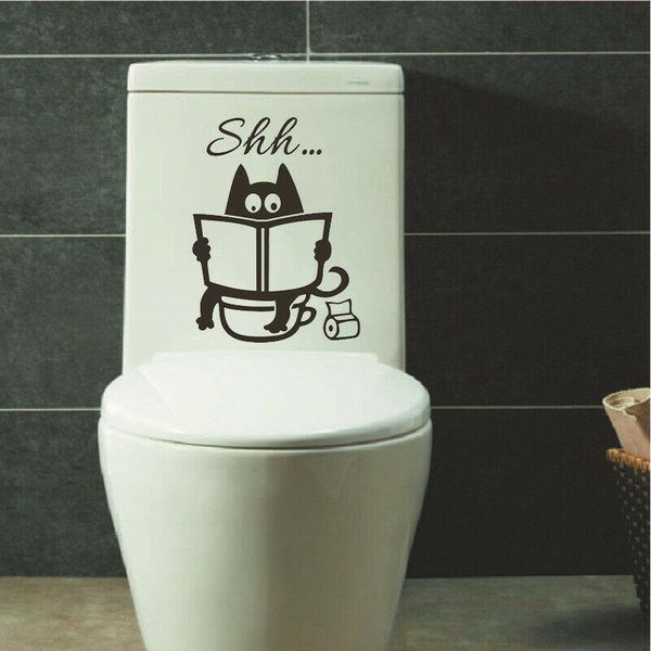 wall stickers cute cartoon cat shh toilet diy bathroom door seat decorative decal funny decor poster removable mural art
wall stickers cute cartoon cat shh toilet diy bathroom door seat decorative decal funny decor poster removable mural art