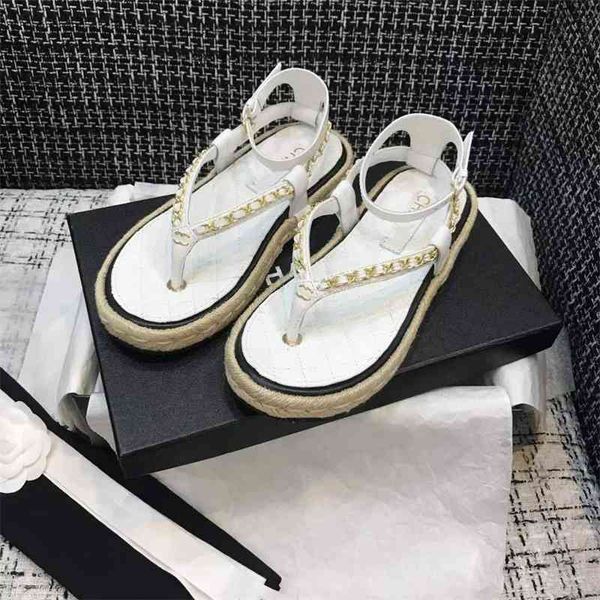 luxury brand small fragrant wind braided hemp rope bottom beach fisherman flip flops sheepskin all-match genuine leather, Black
luxury brand small fragrant wind braided hemp rope bottom beach fisherman flip flops sheepskin all-match genuine leather, Black