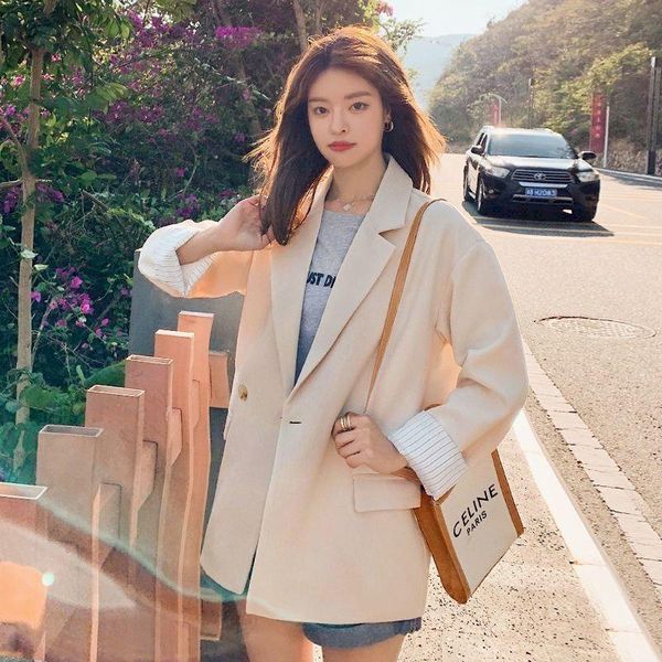 women's suits & blazers women office lady wear suit blazer solid casual coat jacket long sleeve notched collar outwear oversized no, White;black
women's suits & blazers women office lady wear suit blazer solid casual coat jacket long sleeve notched collar outwear oversized no, White;black