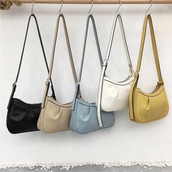 evening bags japanese and korean retro soft leather folds net red fashion high-end pure color single shoulder messenger bag female
evening bags japanese and korean retro soft leather folds net red fashion high-end pure color single shoulder messenger bag female