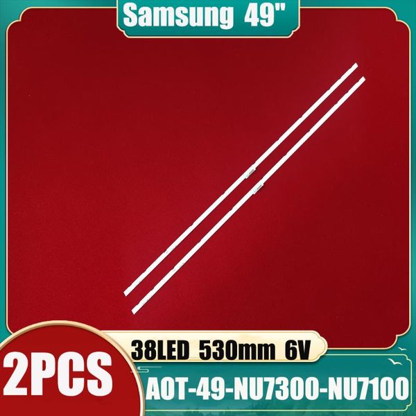 light beads 2pcs led backlight strip for samsung 49nu7100 ue49nu7100 ue49nu7300 ue49nu7140 bn61-15483a bn96-45953a 45953b lm41-00630a 00557a
light beads 2pcs led backlight strip for samsung 49nu7100 ue49nu7100 ue49nu7300 ue49nu7140 bn61-15483a bn96-45953a 45953b lm41-00630a 00557a