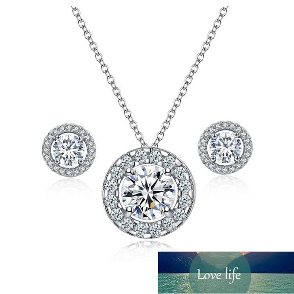 huitan anniversary earring/necklace sets for women crystal cubic zircon prong setting pendant luxury romantic suit jewelry, Silver
huitan anniversary earring/necklace sets for women crystal cubic zircon prong setting pendant luxury romantic suit jewelry, Silver