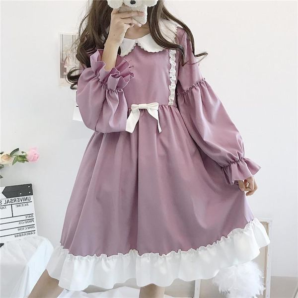 casual dresses summer lolita dress daily japanese kawaii girls sweet cute bows doll collar tea party gothic ruffle princess cosplay, Black;gray
casual dresses summer lolita dress daily japanese kawaii girls sweet cute bows doll collar tea party gothic ruffle princess cosplay, Black;gray