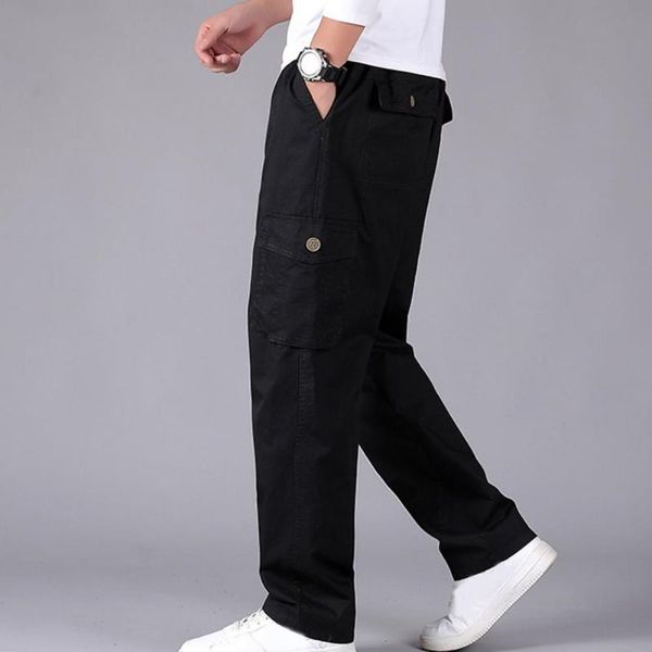 men's pants buttons great multi pockets casual sports cargo drawstring for dating, Black
men's pants buttons great multi pockets casual sports cargo drawstring for dating, Black