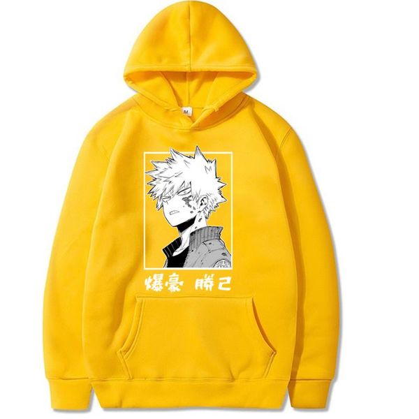 men's hoodies & sweatshirts harajuku my hero academia japanese anime bakugou katsuki printed hoodie streetwear casual, Black
men's hoodies & sweatshirts harajuku my hero academia japanese anime bakugou katsuki printed hoodie streetwear casual, Black