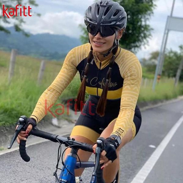 kaffert long-sleeved cycling jersey ladies professional triathlon outdoor sports team uniform shirt underwear racing sets, Black;blue
kaffert long-sleeved cycling jersey ladies professional triathlon outdoor sports team uniform shirt underwear racing sets, Black;blue