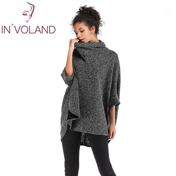women's sweaters fashion women casual turtle-neck solid loose regular fit, loose, asymmetrical hem knitted cloak sweater, White;black
women's sweaters fashion women casual turtle-neck solid loose regular fit, loose, asymmetrical hem knitted cloak sweater, White;black