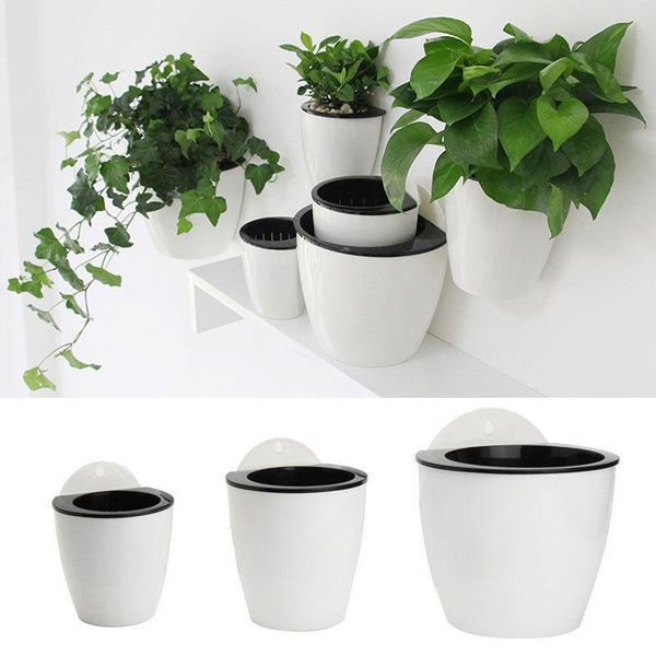 planters & pots hanging plant automatic flower pot indoor planter wall holder self watering pc garden decoration
planters & pots hanging plant automatic flower pot indoor planter wall holder self watering pc garden decoration