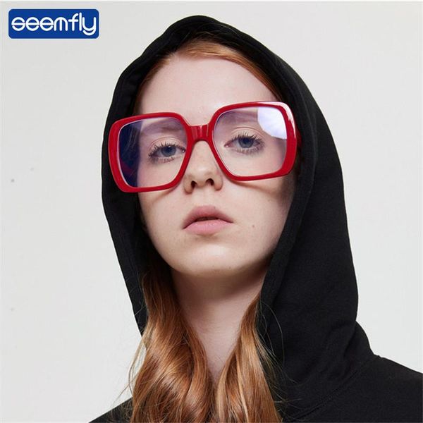 fashion sunglasses frames seemfly oversize square frame glasses women&men retro half metal goggle optical spectacle, Black
fashion sunglasses frames seemfly oversize square frame glasses women&men retro half metal goggle optical spectacle, Black
