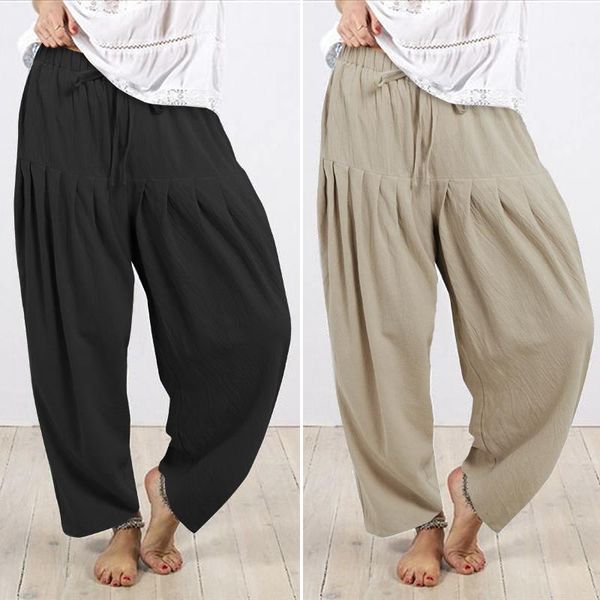 women's pants & capris holiday tunic elastic waist lace up trousers casual loose cotton wide legs long women pockets pantalon plus si, Black;white
women's pants & capris holiday tunic elastic waist lace up trousers casual loose cotton wide legs long women pockets pantalon plus si, Black;white