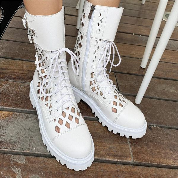 boots genuine leather black white punk hollow out buckles female shoes lace up ankle ladies casual zapatos mujer
boots genuine leather black white punk hollow out buckles female shoes lace up ankle ladies casual zapatos mujer