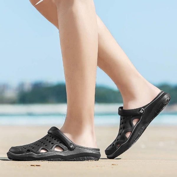 slippers men shoe flip-flops female pool women's summer sandals for shoes tennis crogs working training, Black
slippers men shoe flip-flops female pool women's summer sandals for shoes tennis crogs working training, Black