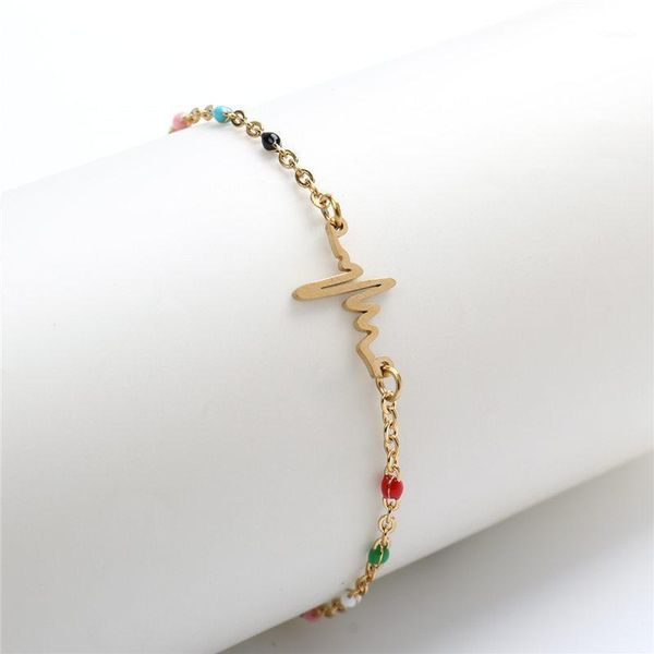 charm bracelets 1 pc classic gold color stainless steel with creativity charms enamel beads chains for women couple party accessories, Golden;silver
charm bracelets 1 pc classic gold color stainless steel with creativity charms enamel beads chains for women couple party accessories, Golden;silver