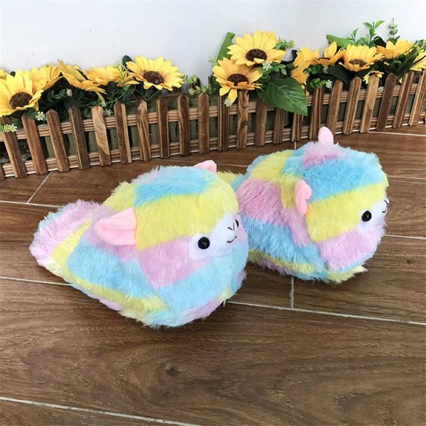 slippers sweet cartoon alpacas women winter home warm plush indoor shoes anti skid flats house floor for female, Black
slippers sweet cartoon alpacas women winter home warm plush indoor shoes anti skid flats house floor for female, Black