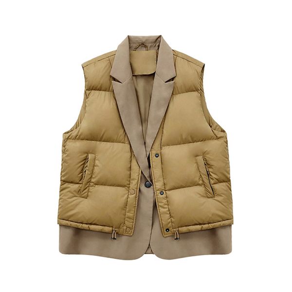 lagabogy 2021 new autumn women down vest casual loose winter warm sleeveless jacket female fashion coat white duck waistcoat, Black
lagabogy 2021 new autumn women down vest casual loose winter warm sleeveless jacket female fashion coat white duck waistcoat, Black