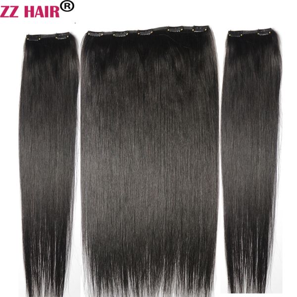 16"-28" 100g three piece set100% brazilian remy clip-in human hair extensions 9 clips natural straight, Black;brown
16"-28" 100g three piece set100% brazilian remy clip-in human hair extensions 9 clips natural straight, Black;brown