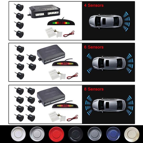 eunavi auto parktronic led parking sensor kit 4 6 8 sensors for all car universal reverse assistance backup radar monitor system rear view c
eunavi auto parktronic led parking sensor kit 4 6 8 sensors for all car universal reverse assistance backup radar monitor system rear view c