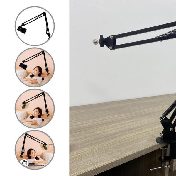cell phone mounts & holders practical stand easy installation anti-skid reversed charging space smart tablet lazy bracket with clip cell phone mounts & holders practical stand easy installation anti-skid reversed charging space smart tablet lazy bracket with clip
